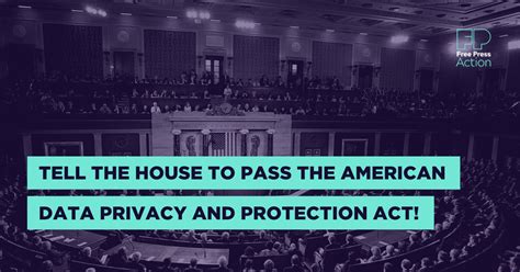 Take Action Urge The House To Pass The American Data Privacy And