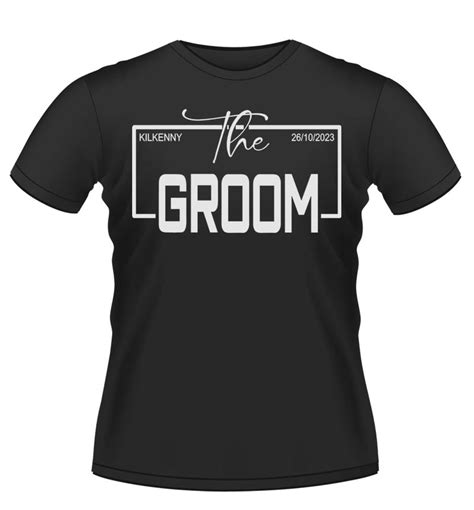 Personalised The Groom Stag Party T Shirt