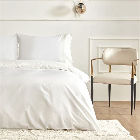 Karaca Home White Collection Acadia Percale Ift Ki Ilik Nevresim