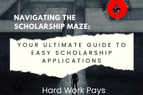 Navigating The Scholarship Maze Your Ultimate Guide To Easy