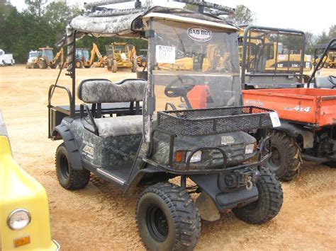 bad boy buggy electric  atv sn  winch canopy rear seat
