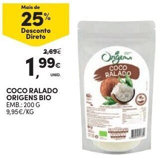 Promo O Coco Ralado Origens Bio G Em Continente