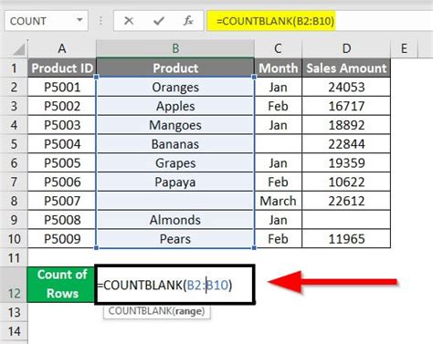 Row Count In Excel How To Count The Number Of Rows In Excel