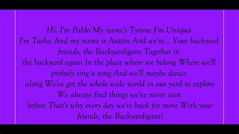 The Backyardigans Theme Song Lyrics - YouTube