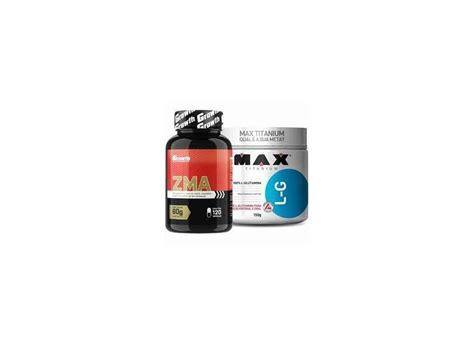 Zma Caps Growth Original Glutamina G Max Titanium O Melhor