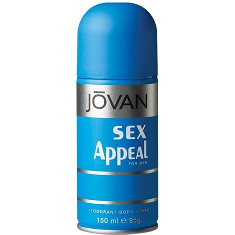 Jovan Sex Appeal Deodorant Body Spray For Men 50 Oz Pack Of 4