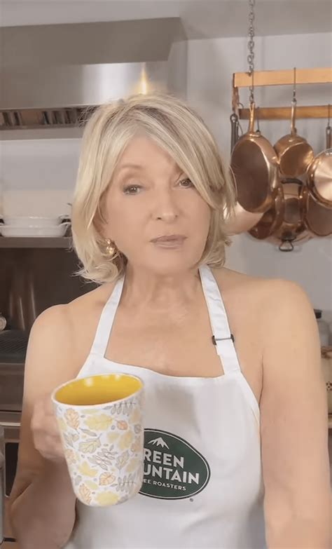 Martha Stewart 81 Goes Topless To Promote Coffee Brand