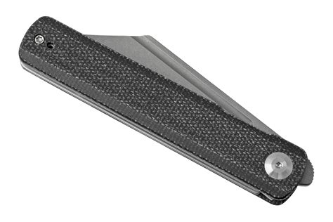 SENCUT Bronte SA08A Stonewashed, Black micarta, pocket knife ...