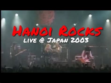 Hanoi Rocks Live Club Zitta Kawasaki Japan Michael Monroe Andy