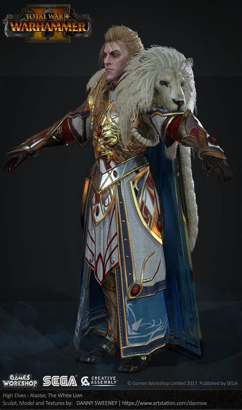 Total War Warhammer Ii High Elves Alastar The White Lion Danny