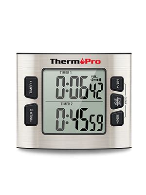 ThermoPro TM02 Digital Kitchen Timer With Dual Countdown Stop Watches