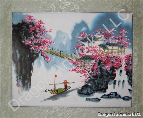 Chinese Boat Paintings