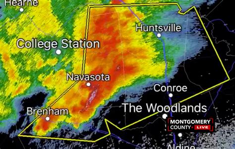 Severe Thunderstorm Warning Issued For Montgomery County Montgomery County Live