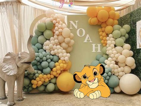 Lion King Baby Shower Centerpieces