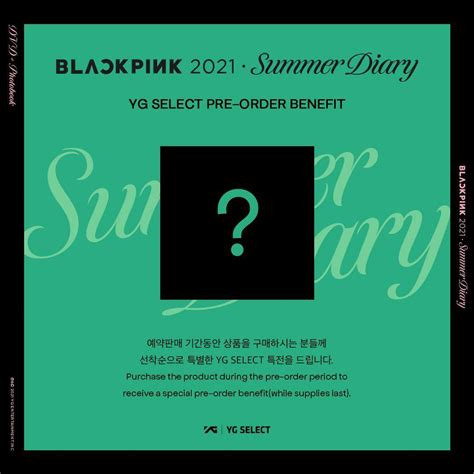 Blackpink Summer Diary Dvd Air Kit Video Ktown Ygselect