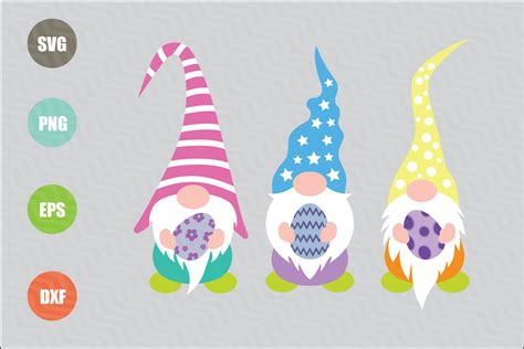 Easter Gnomes SVG Graphic By Logotrain034 Creative Fabrica