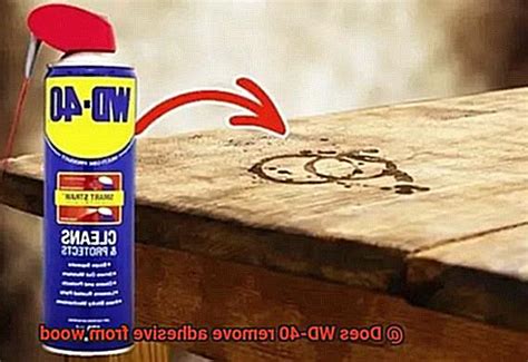 Does Wd 40 Remove Adhesive From Wood Glue Things