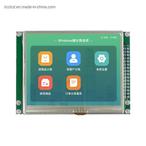 3 5 Inch 320 240 Panel 8 16 Bit Parallel TFT LCD Display With Resistive