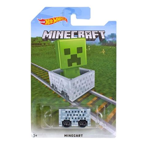 Hot Wheels MINECRAFT MINECART CREEPER Lazada PH