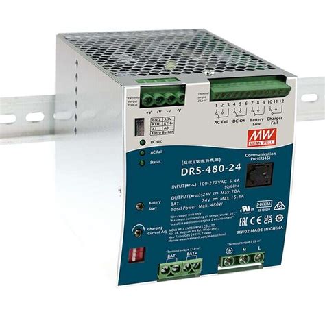 Drs 480 Series Din Rail Power Supplies Ecopac Power