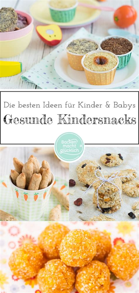 Gesunde Snacks für Babys Kinder Backen macht glücklich