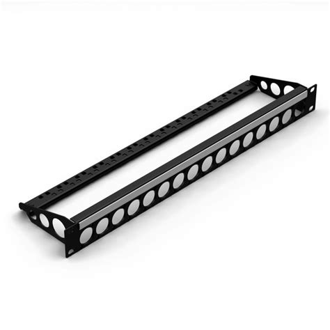 Avshop D Type Punched Rack Panel 1u 16 Holes W Cable Support