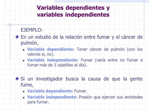 Como Identificar Variables Dependientes E Independientes Ejemplos