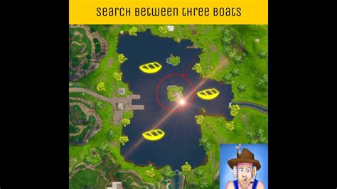 Easiest Search Between Three Boats Location Fortnite Week