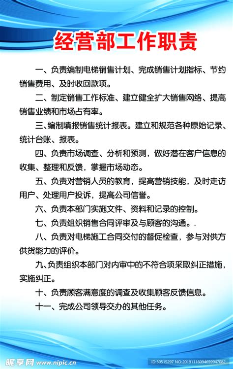 经营部工作职责制度 制度展板设计图 展板模板 广告设计 设计图库 昵图网