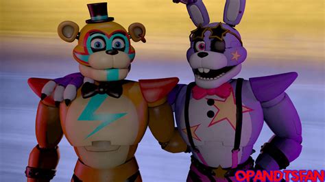 Sfm Fnafsb Glamrock Freddy And Glamrock Bonnie By Opandtsfan On