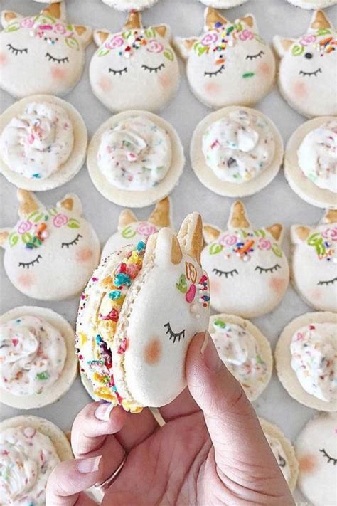 Mehr Als Ideen F R Tolle Einhorn Kuchen Unicorn Desserts Unicorn