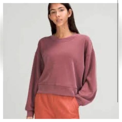 Lululemon Athletica Tops Lululemon Perfectly Oversized Cropped Crew