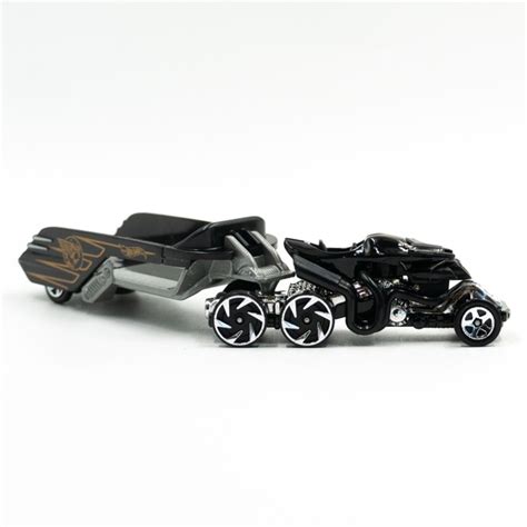 Машинка Hot Wheels МОТОДЕМОН с прицепом Track Fleet Rag Rider Eig HYT56 купить с доставкой по