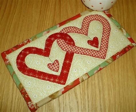 Valentine Mug Rug Pattern Free Here I Will Show You How To Make A Mug