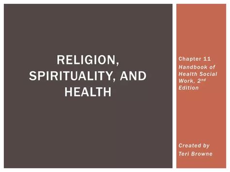 Ppt Religion Spirituality And Health Powerpoint Presentation Free