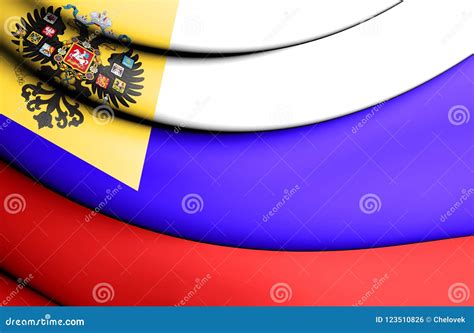 3D Flag Of The Russian Empire 1914-1917. Royalty-Free Stock Image | CartoonDealer.com #123510826