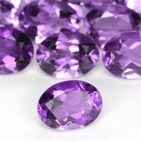 Oval Purple Amethyst Gemstones Jamuniya For Healing At Rs Carat