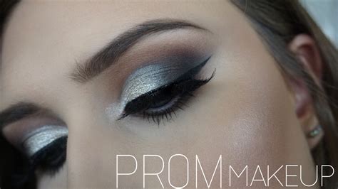 Prom Makeup Silver Smokey Eye Youtube