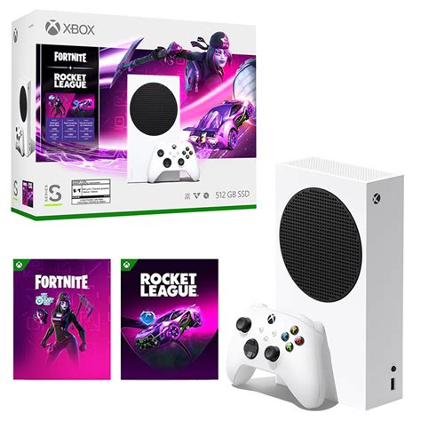 Consola Xbox Series S Fortnite And Rocket League Bundle Bárbaro