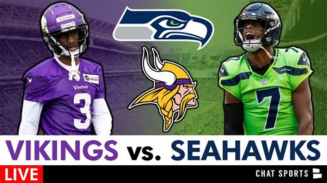 Vikings Vs Seahawks Live Streaming Scoreboard Free Play By Play