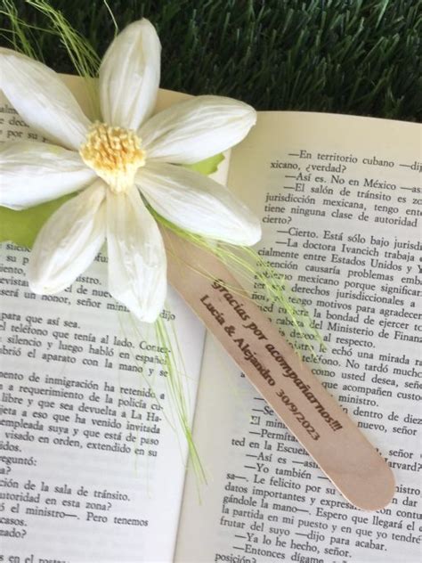 Punto De Libro Personalizado Obsequioboda Detalles Para Bodas