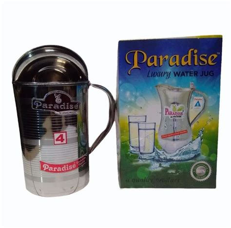 L Paradise Luxury Stainless Steel Water Jug At Rs Box