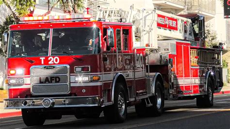 New Truck Lafd Light Force Responding Youtube