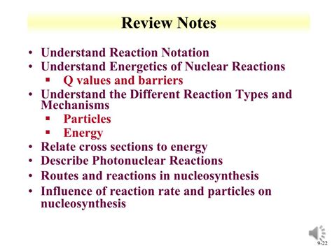 Ppt Rfss Lecture 9 Part 2 Nuclear Reactions Powerpoint Presentation