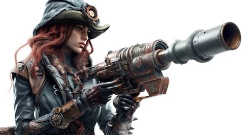 Steampunk Sniper Girl