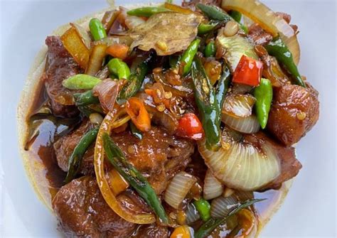 Resep Ayam Kecap Cabai Ijo Oleh Mominuy Cookpad