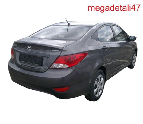 Бампер задний в цвет кузова для Хендай Солярис Hyundai Solaris 1 седан ...