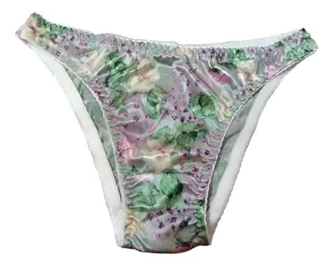 Pantaleta Bikini Satinada Ultrabrillosa Platinad Lila Verde Meses sin interés