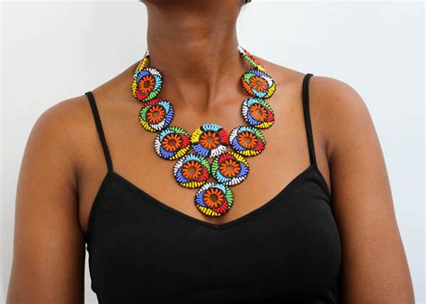 Andiye African Beaded Necklace Naruki