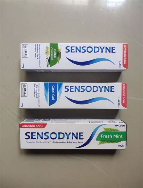 Sensodyne Toothpaste Pasta Gigi Untuk Gigi Sensitif Herbal Cool Gel